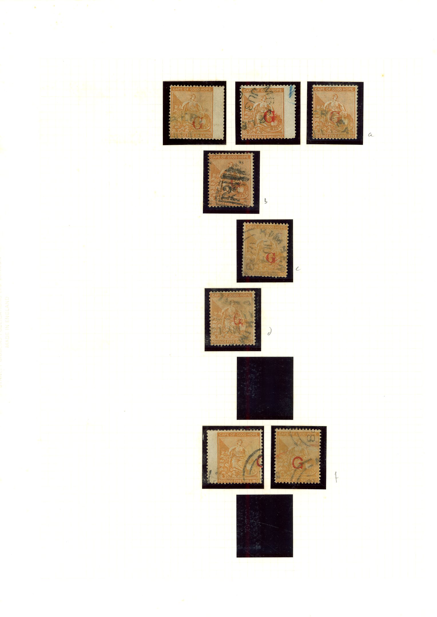 1877-9 collection (95) on leaves mainly used, mixed condition.  G.W. overprints 1d unused and used, 4d used; 1877-8 first...