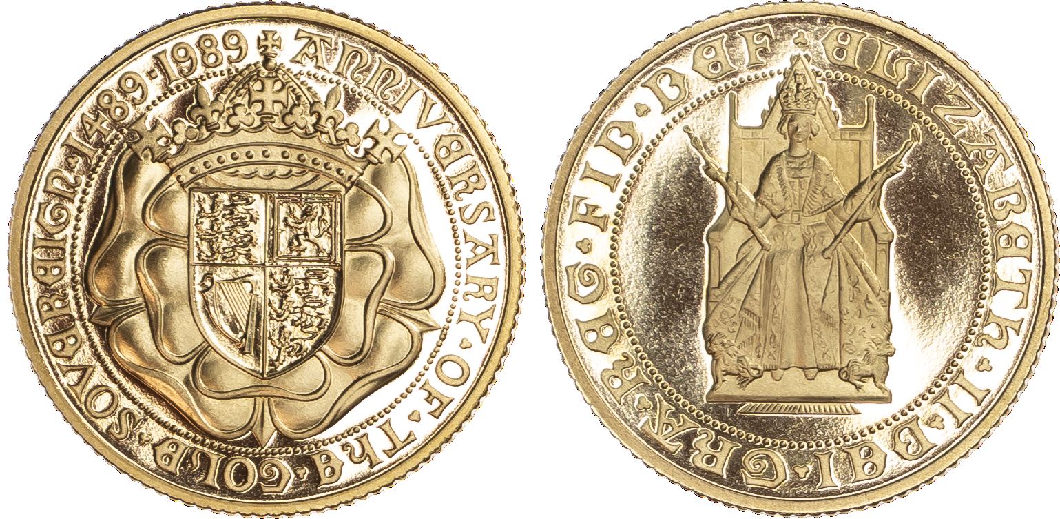 Elizabeth II (1952 ‑ 2022), AV proof Sovereign 1989.