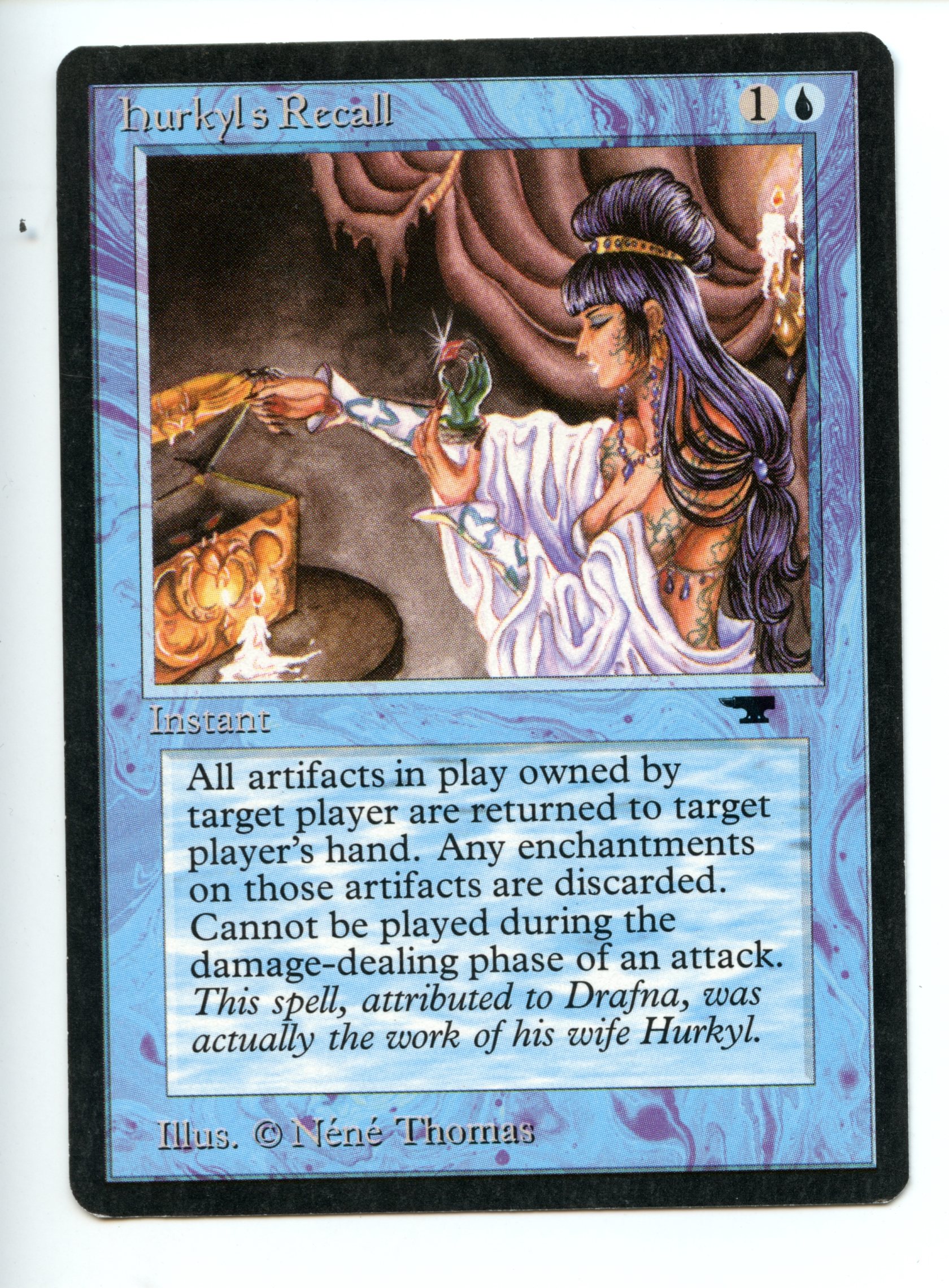 Magic the Gathering - Hurkyl's Recall  - Antiquities - Lightly Played