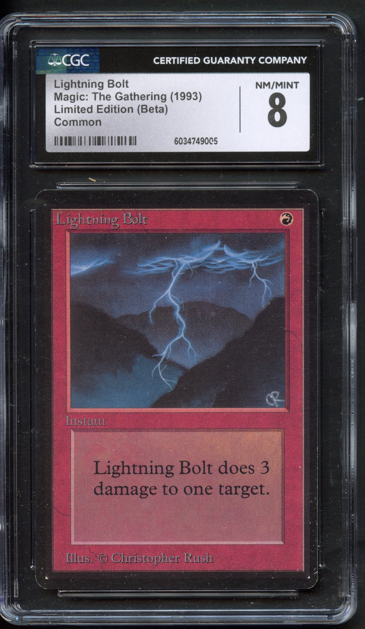 CGC 8 Lightning Bolt - Limited Edition Beta