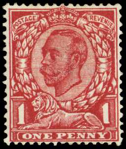 1911 1d Colour trial (Die 2). Very fine...