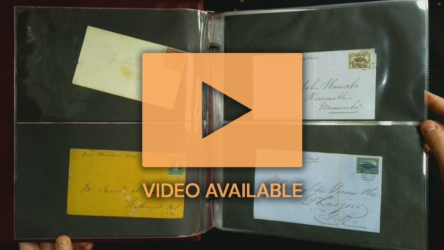 Canada Maritime Provinces postal history accumulation