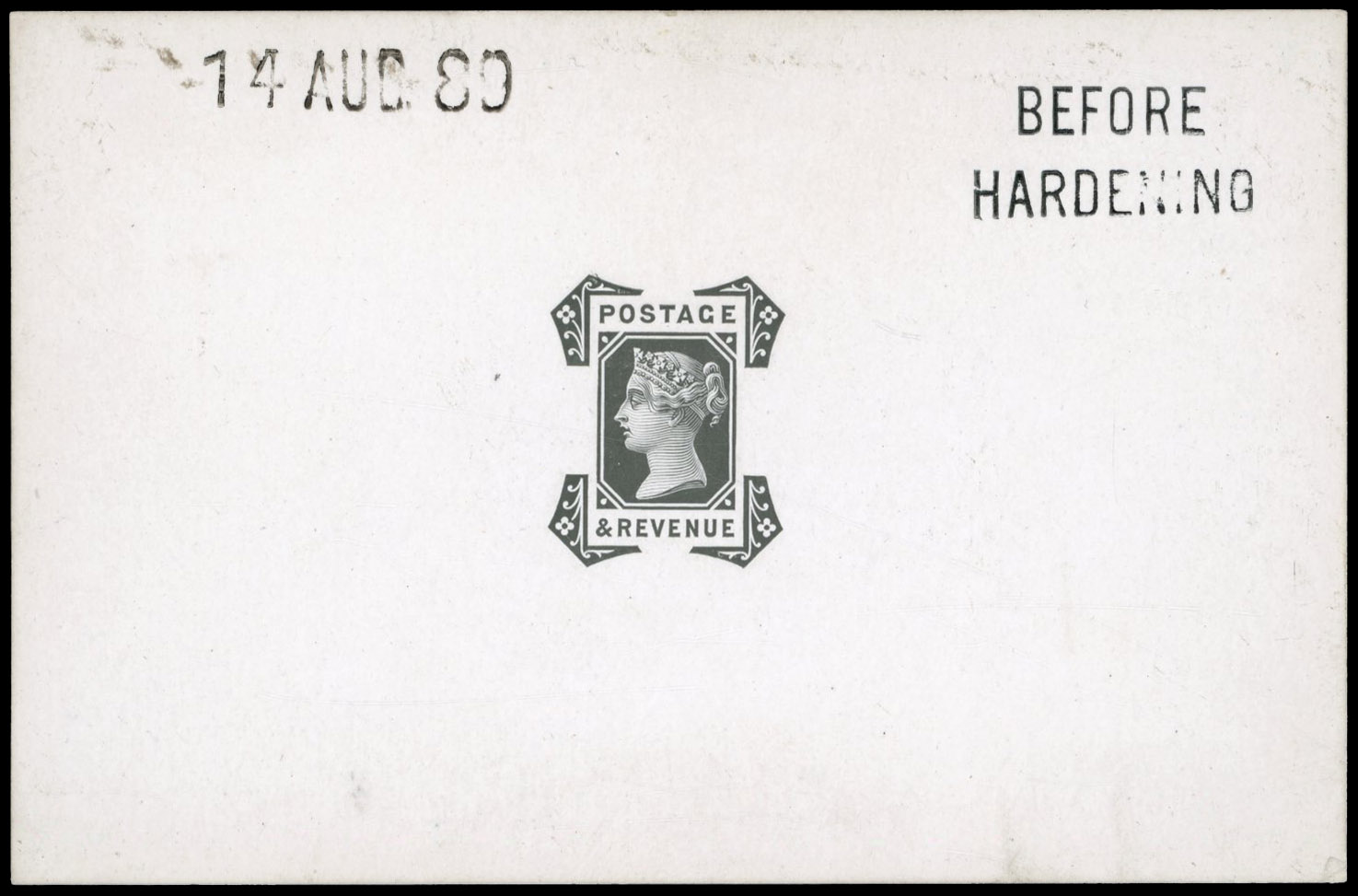 GB 1887-92 10d head Plate and duty Plate pair of die proofs, For SG 210
