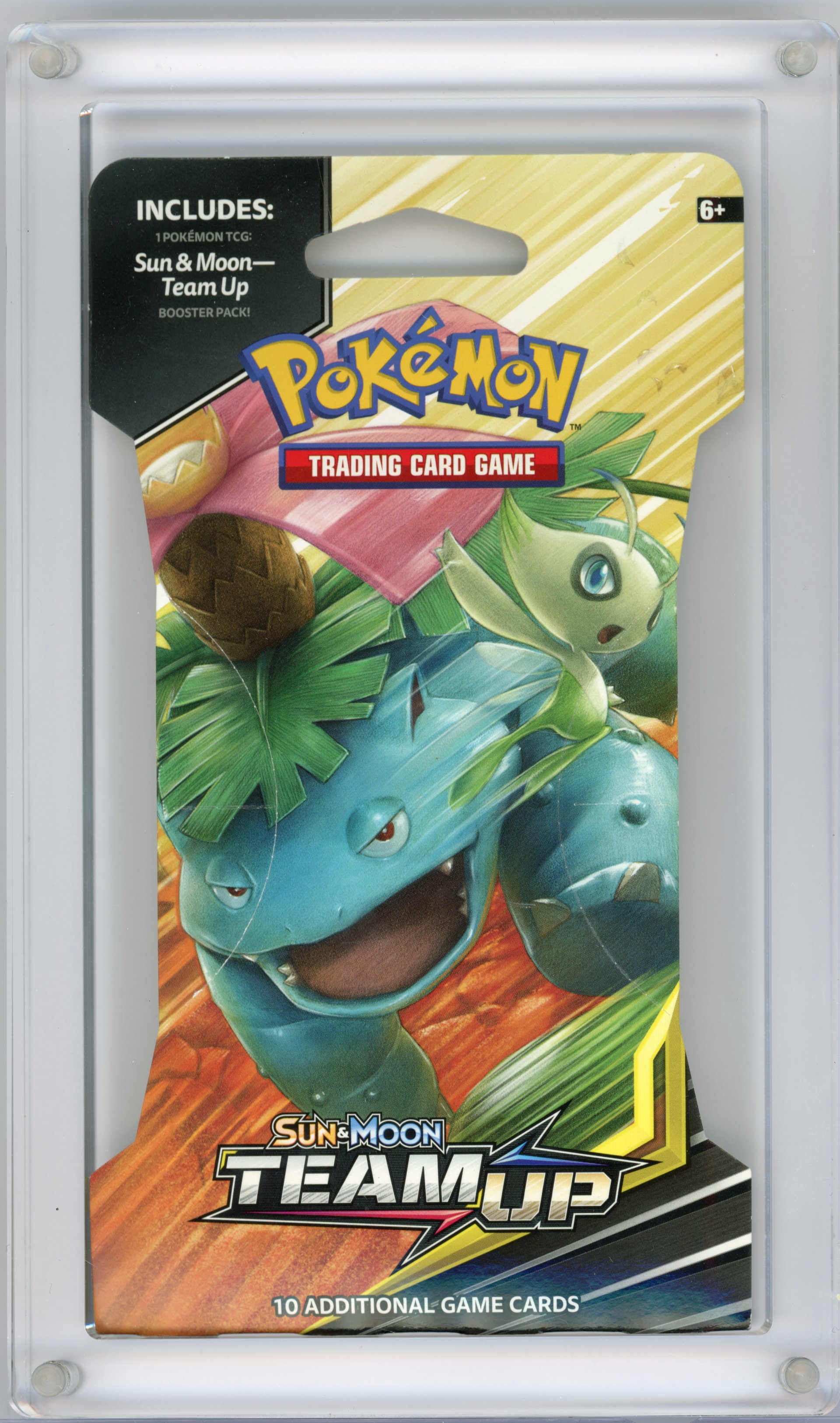 Sun & Moon Team Up Sealed Single Pack Blister (Celebi/Venusaur Artwork)