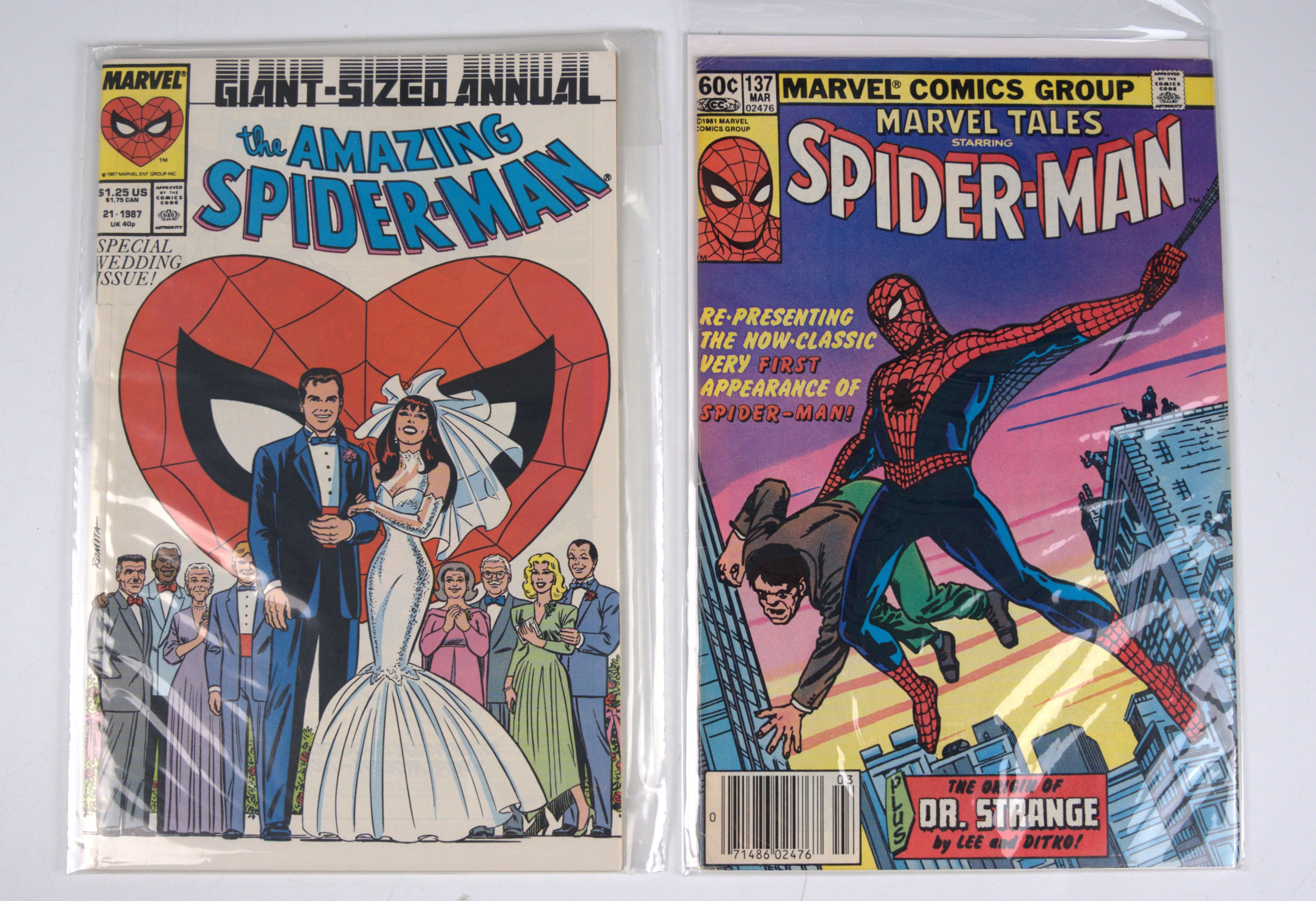 Amazing Spider-Man Specials, Silver Surfer #1 & #2 and Incredible Hulk and Wolverine #1 (Marvel Comics, 1980-90) Bundle of 10