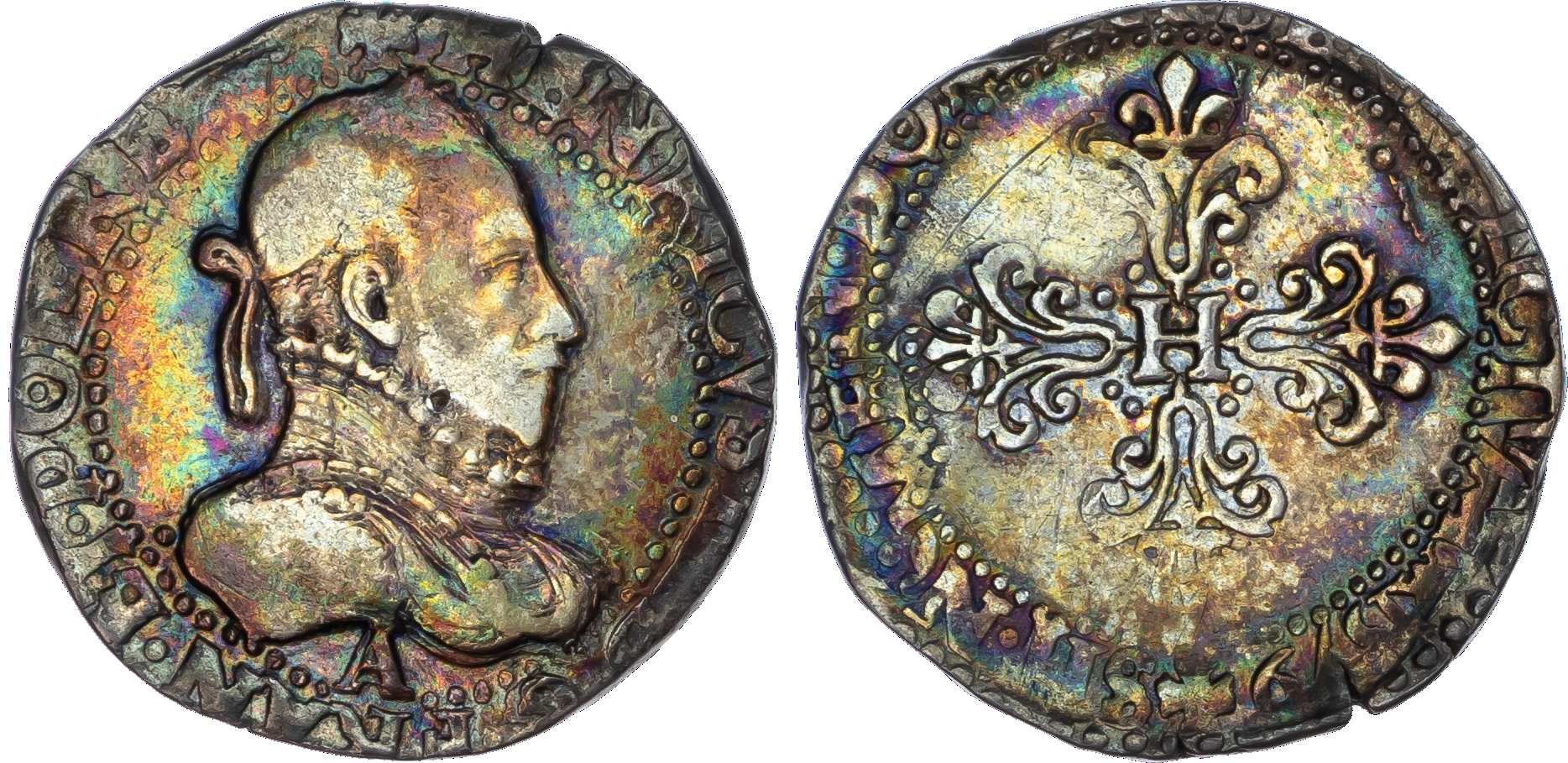 France, Henry III (1574‑1589), silver Franc, 1579.