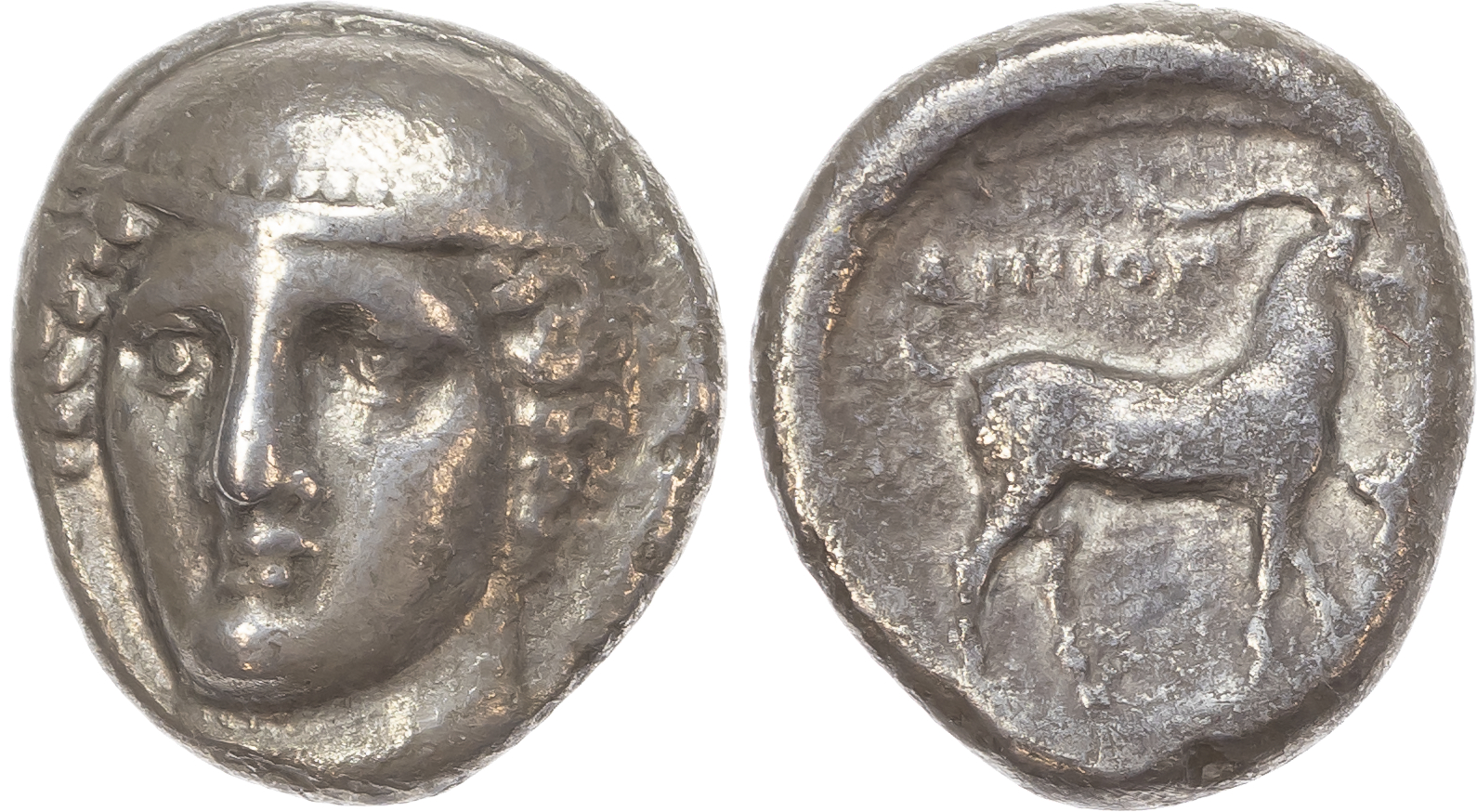 Thrace, Ainos (c. 370-69 – 368 BC) AR Tetradrachm, 15.12g. 
