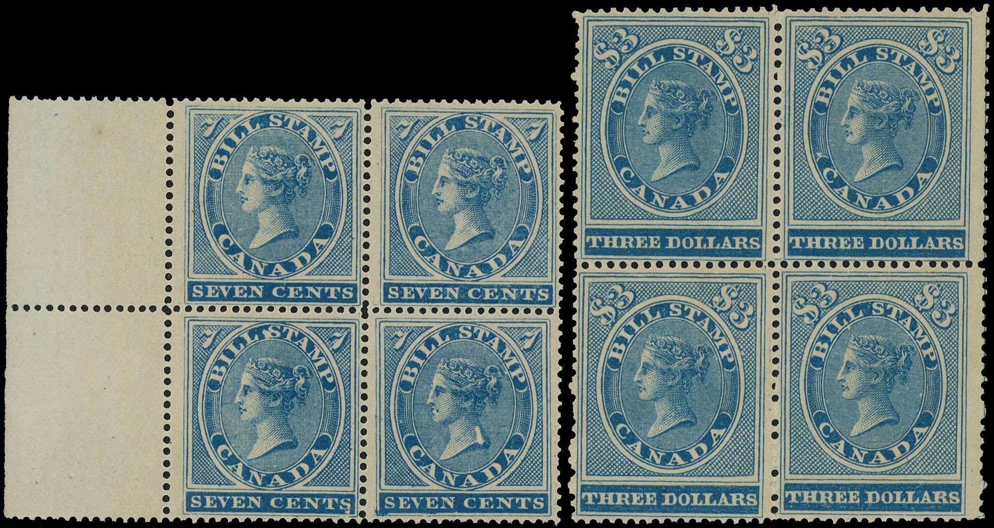 Small collection on stock cards comprising...