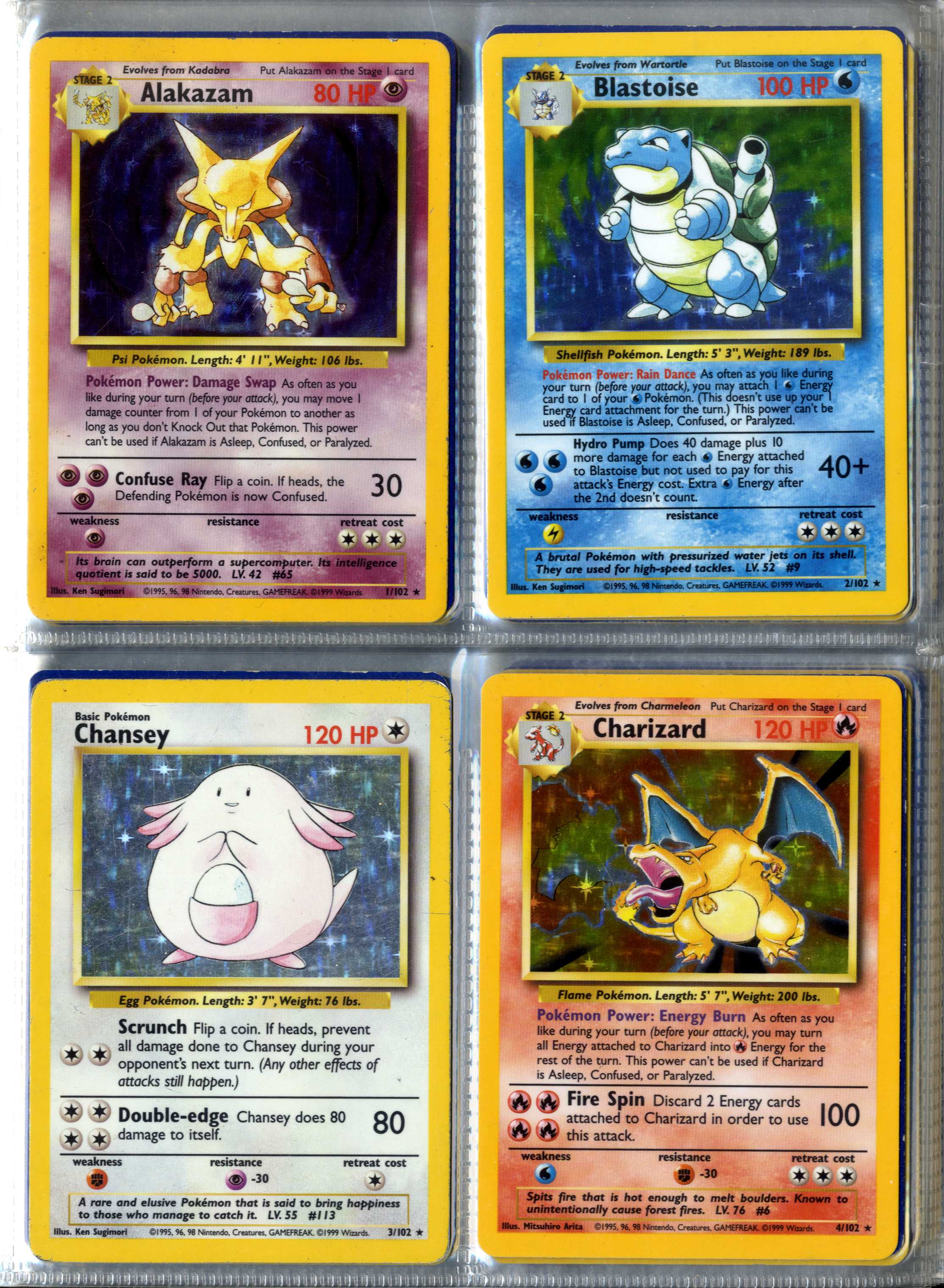 Pokémon TCG - Complete Base Set Unlimited 102/102