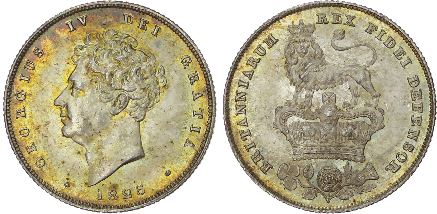 George IV (1820-1830), AR Shilling, 1825.