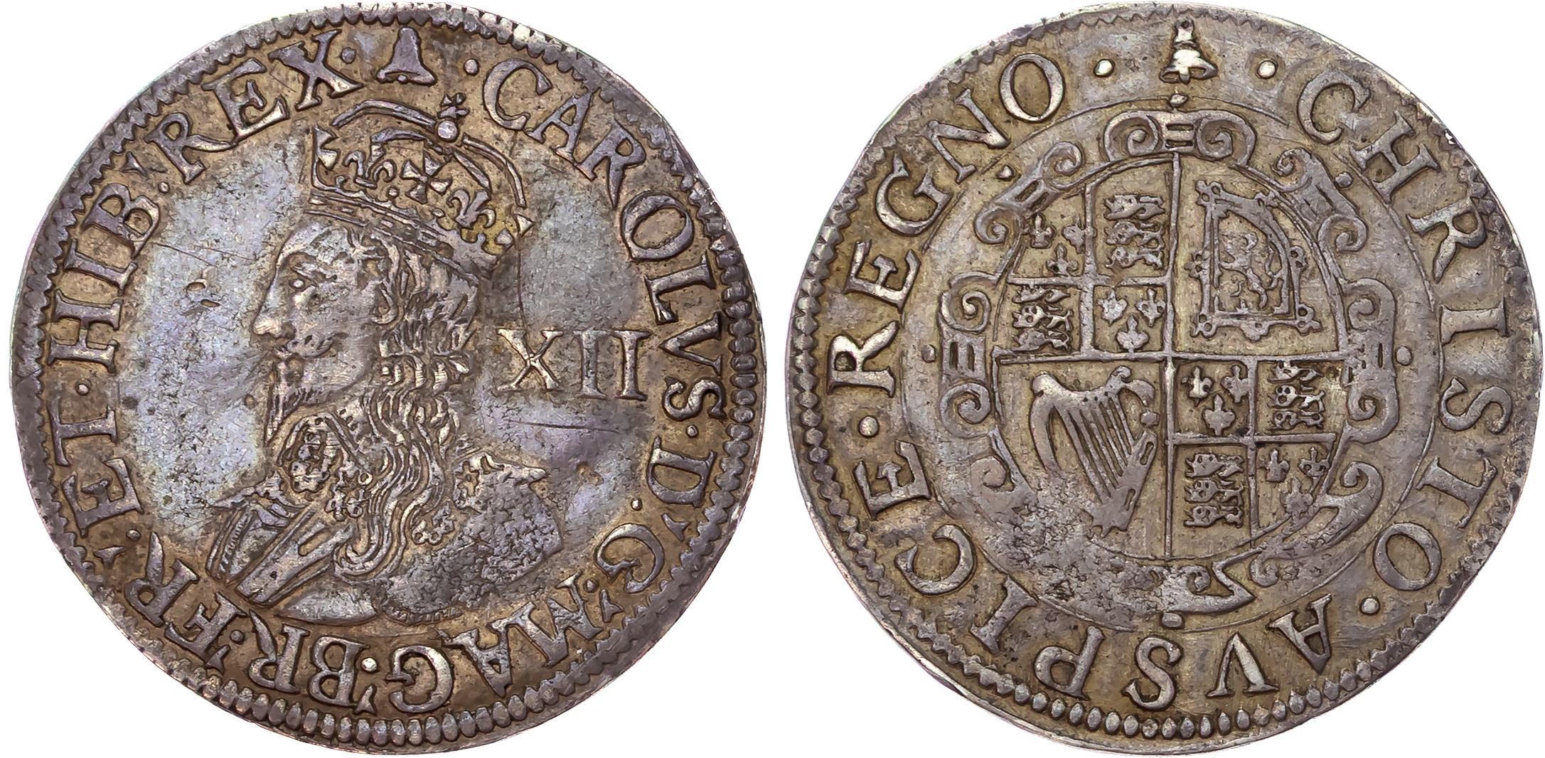 Charles I (1625-1649), ‘Finework’ Shilling, Tower Mint, group D, type 3a.