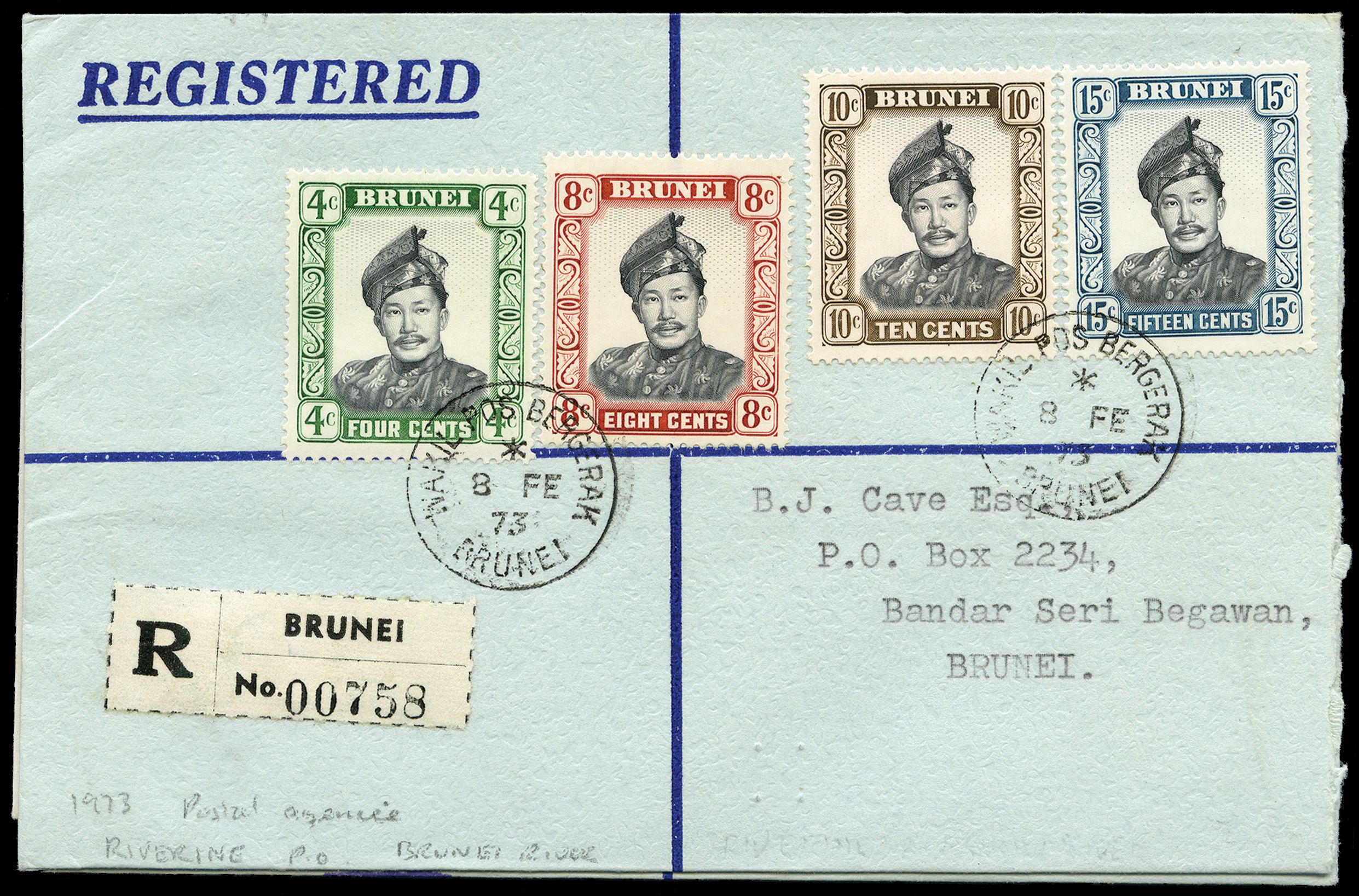 Postal History: Three locally addressed...