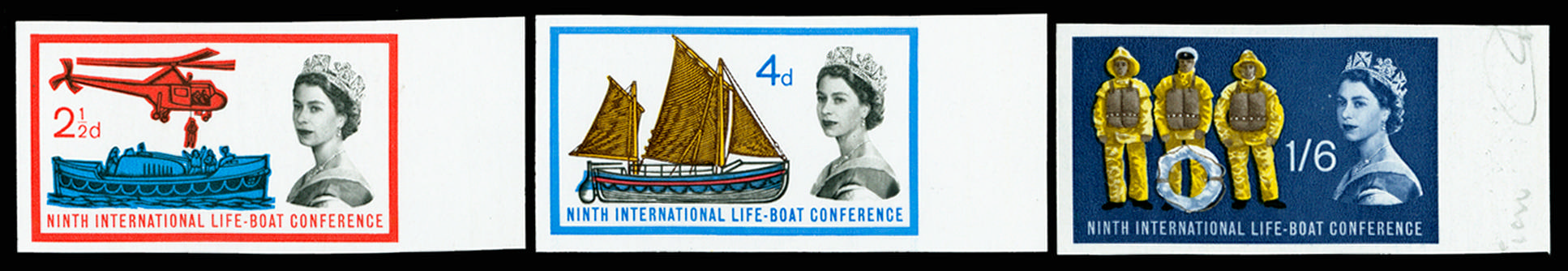 GB 1963 SG 639-41 imprimaturs