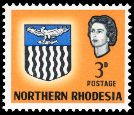 Northern Rhodesia SG 78d 1963 3d with eagle's orange omitted mint