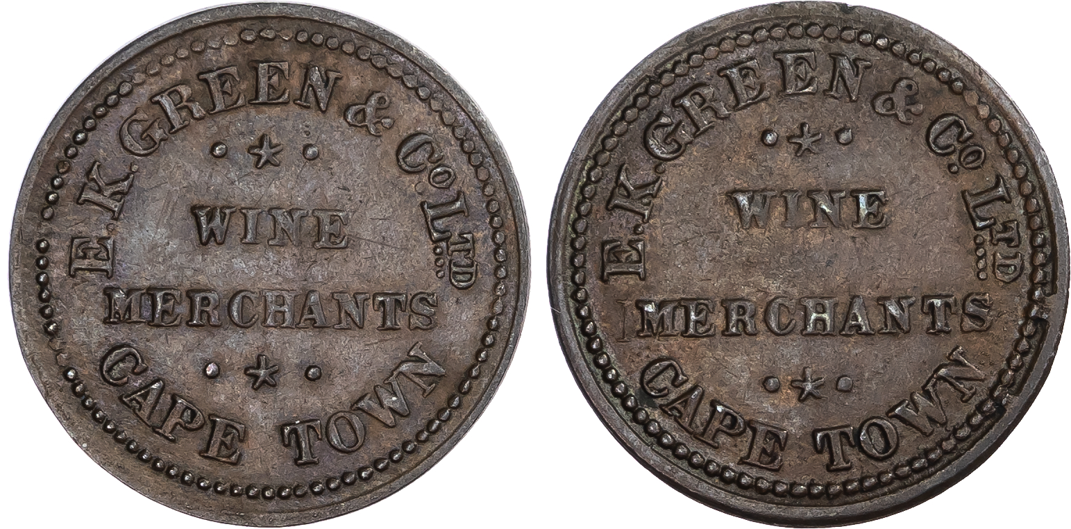 South Africa. Cape Town CU Farthing Token. 1896-1900.