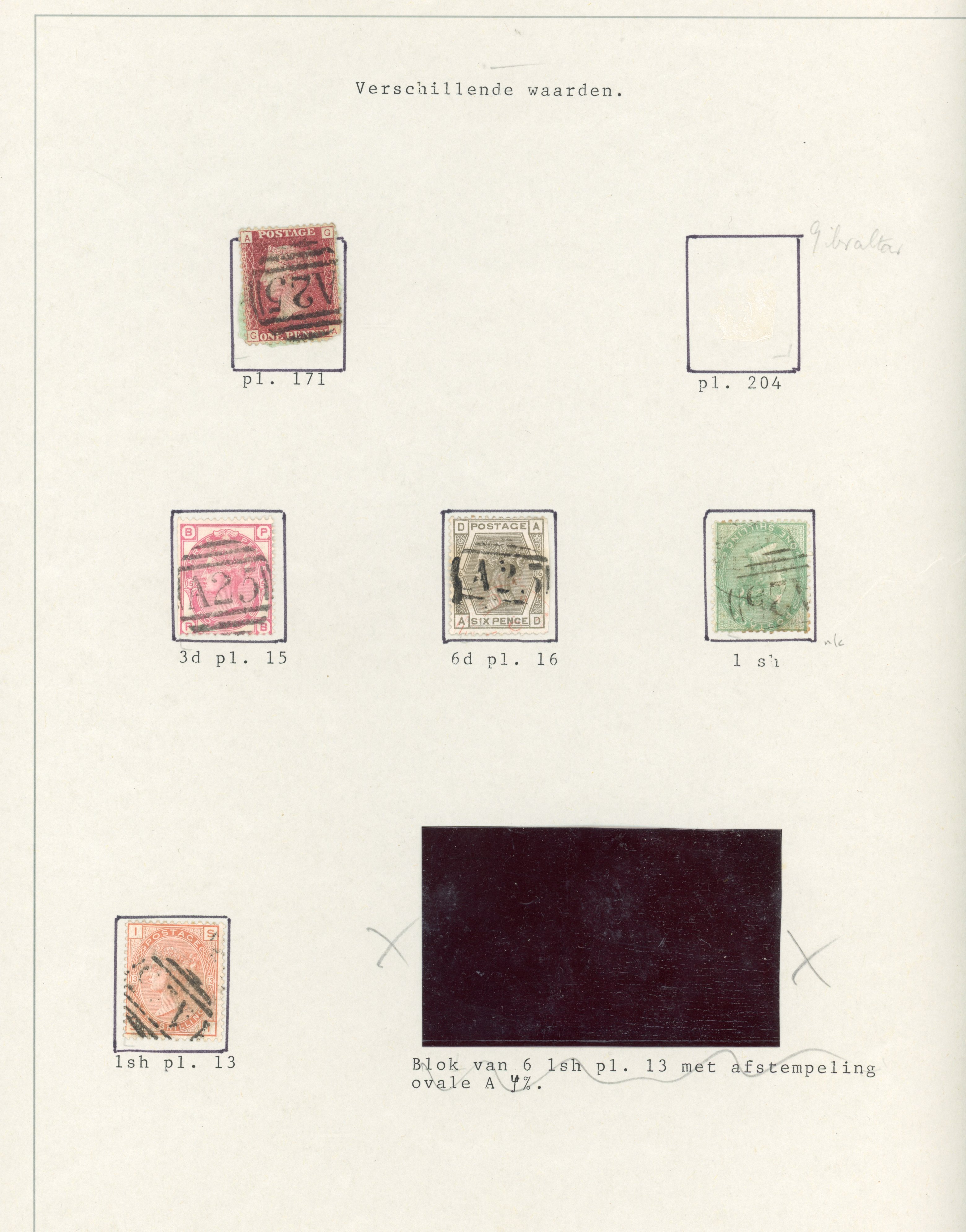 Malta; GB used in collection