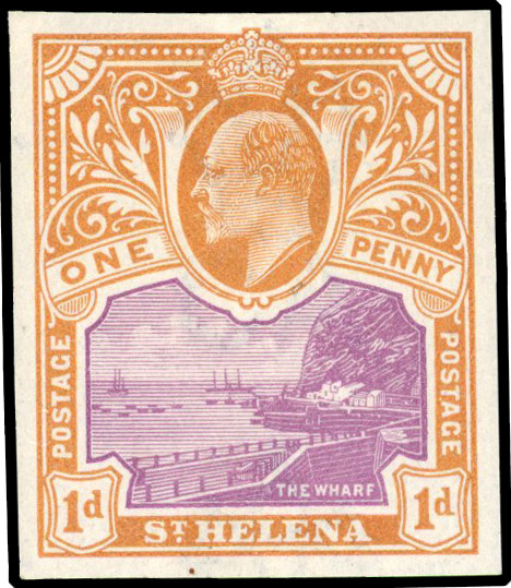 St Helena SG 56 Colour Trial