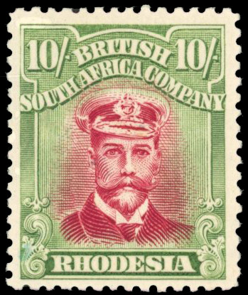 Rhodesia 10/- SG 310 mint
