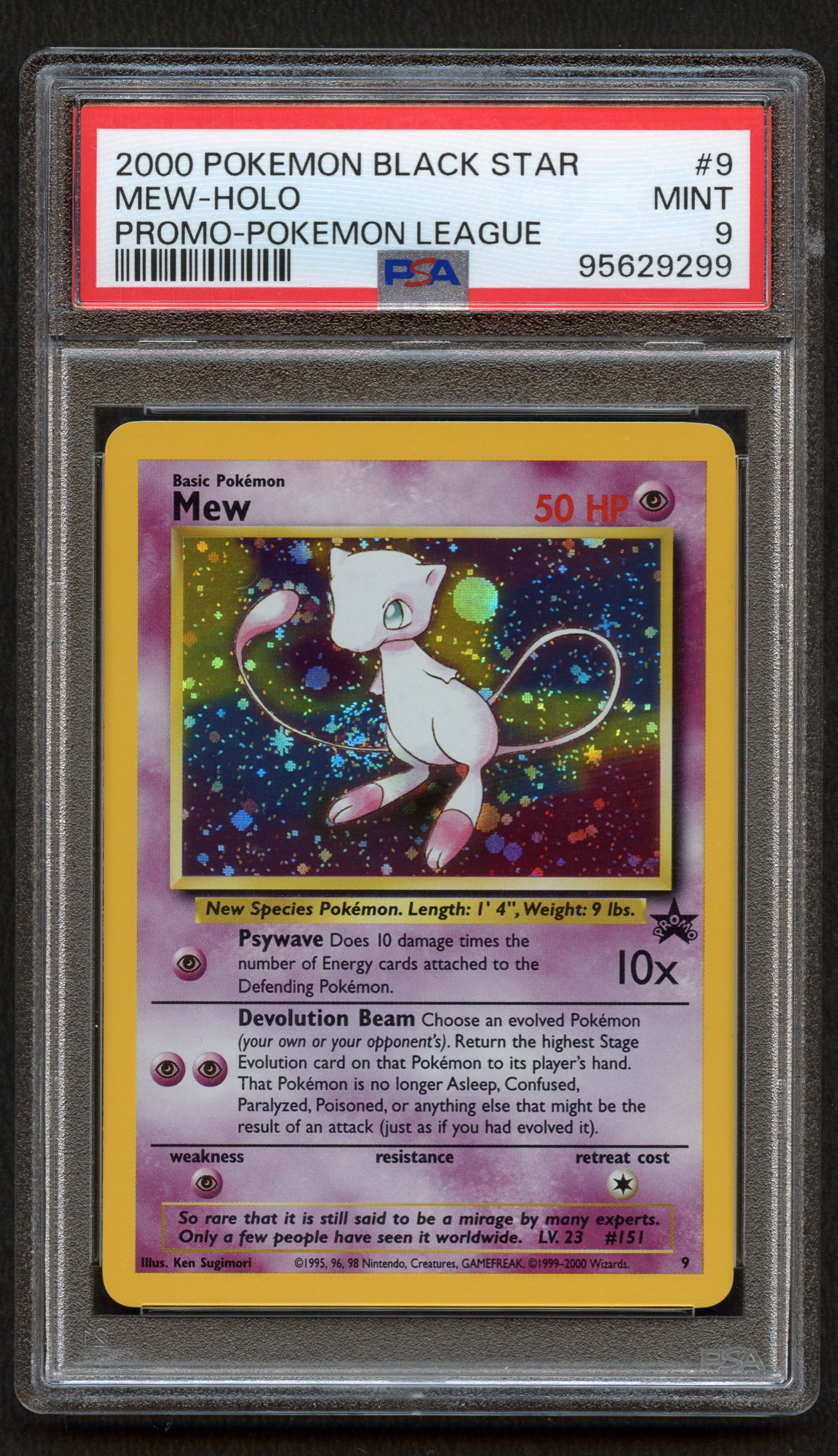 PSA 9 Mew - Black Star Promo #9
