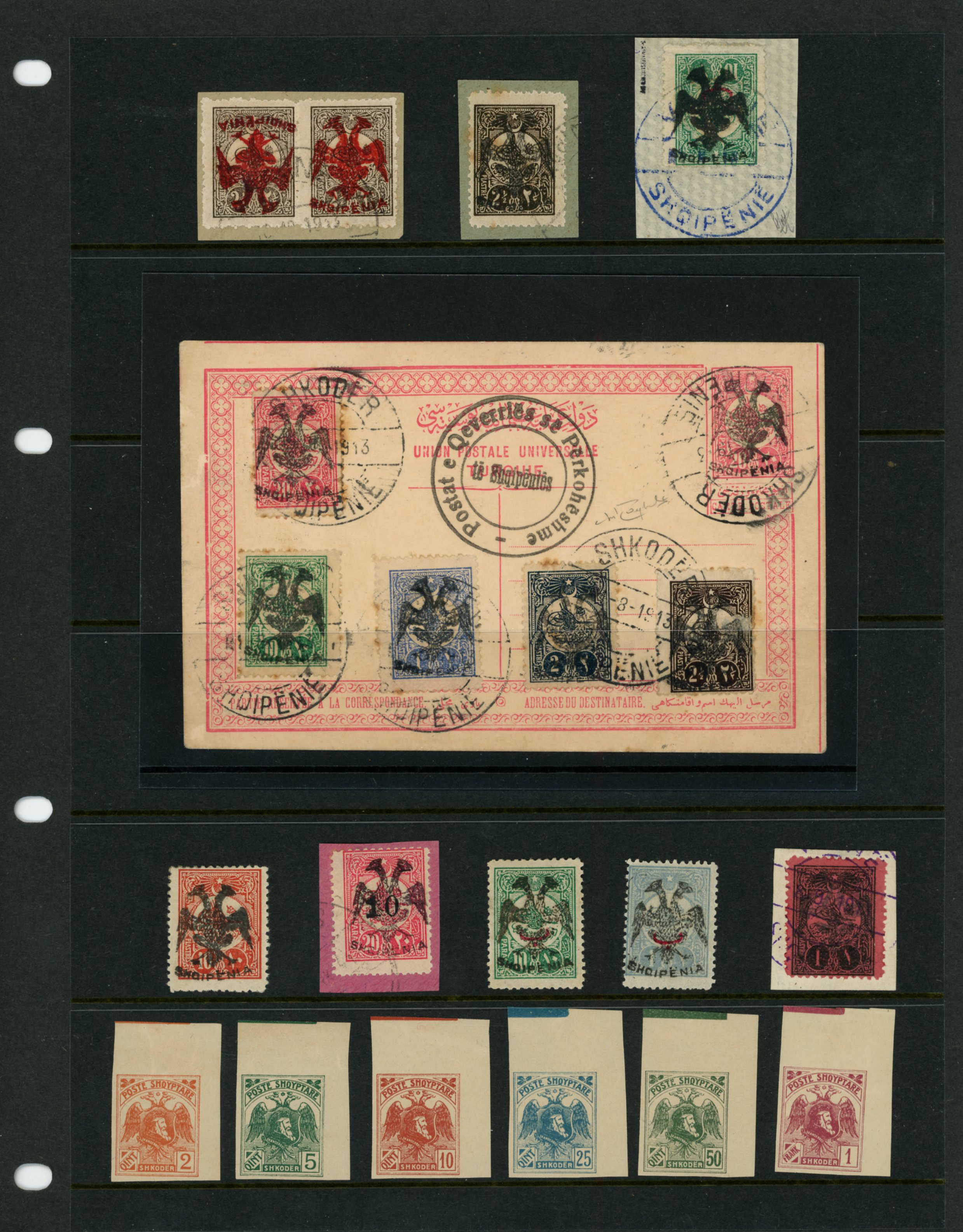 Albania 1913-20 mint and used collection