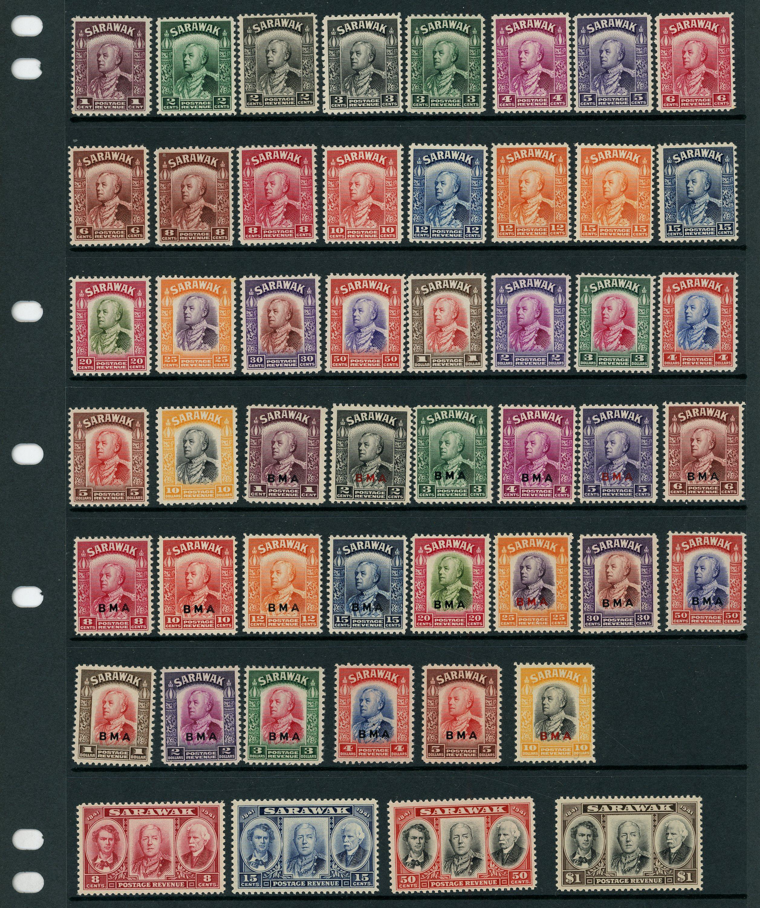 Sarawak SG 106-149 mint