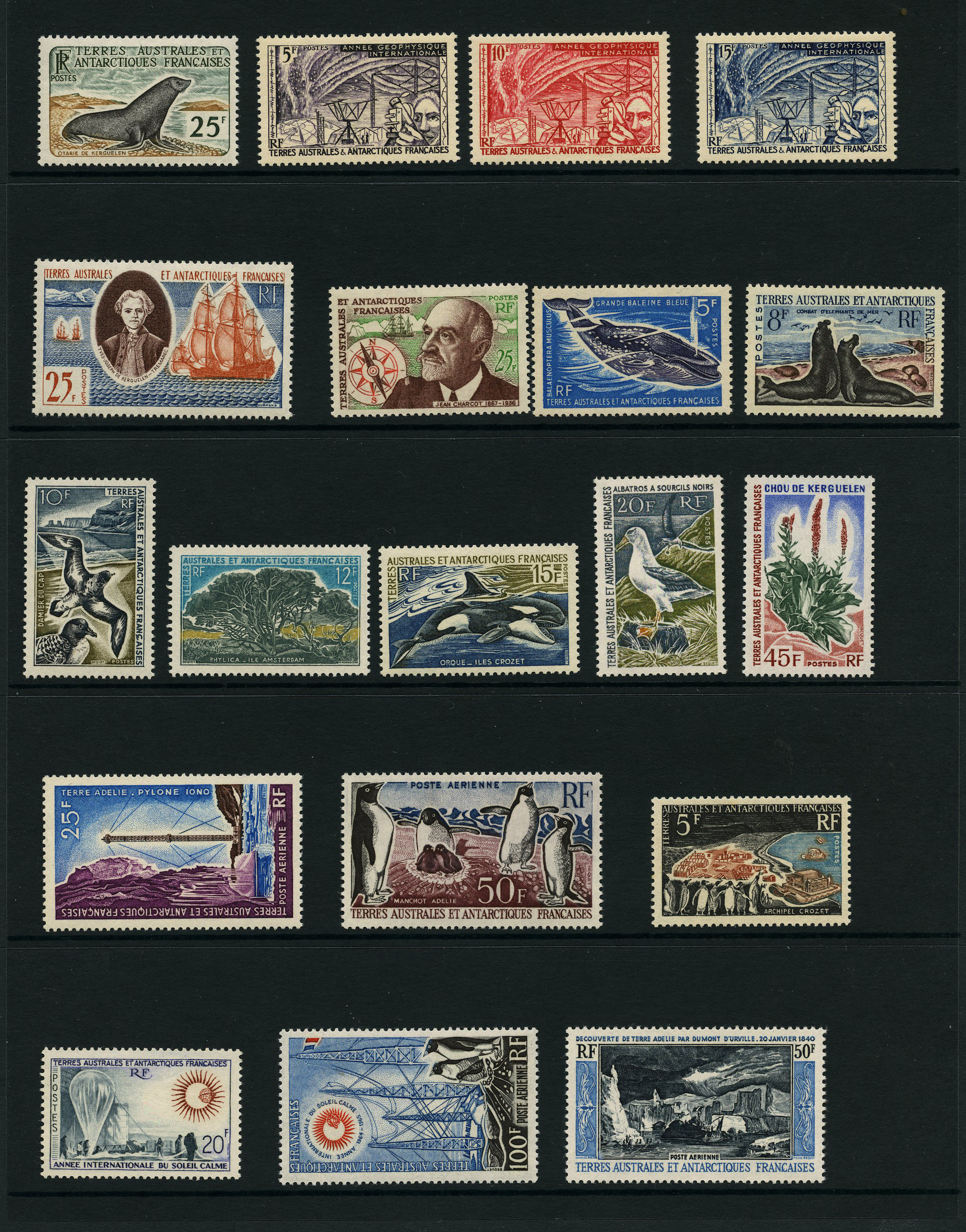 1960-85 unmounted mint selection arranged on...