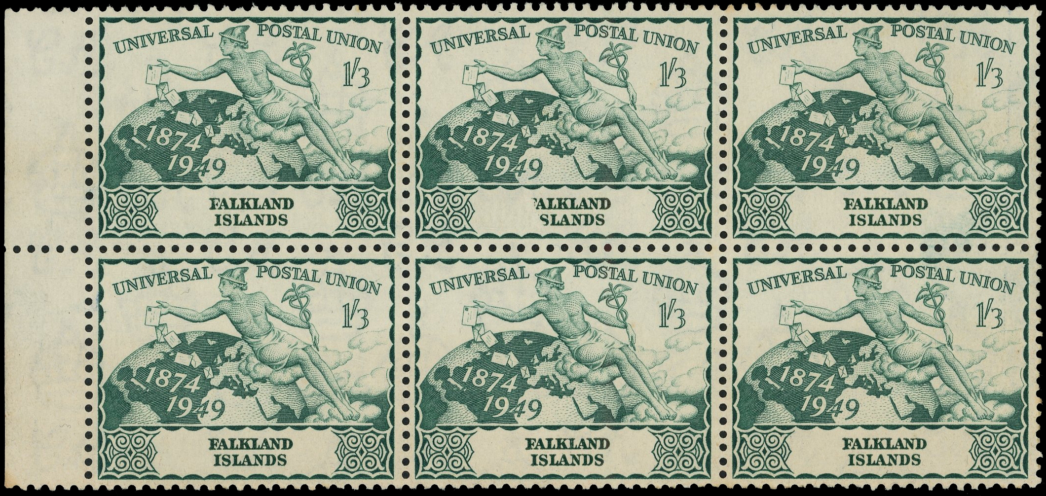 Falkland Islands SG 170 block mint