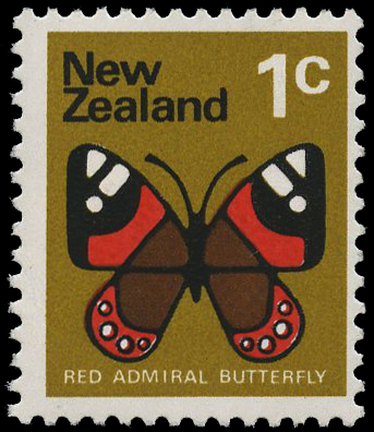 1973-6 1ct no watermark with blue (wing...