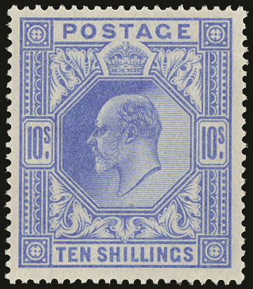 GB 1902 SG 265 10s mint