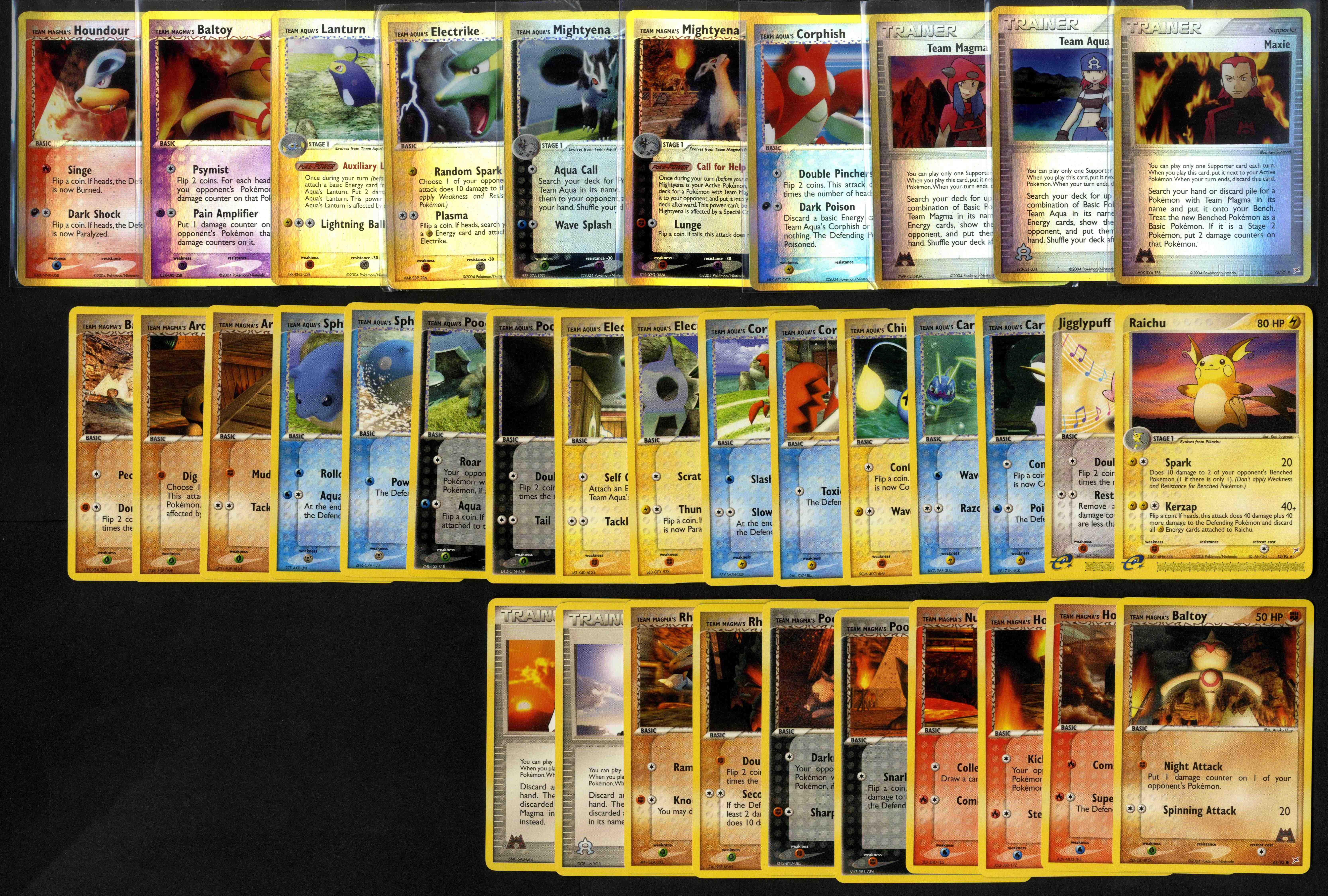 ex Era Mega Bundle - 331 cards - EX Emerald, Fire Red and Laaf Green, and more…