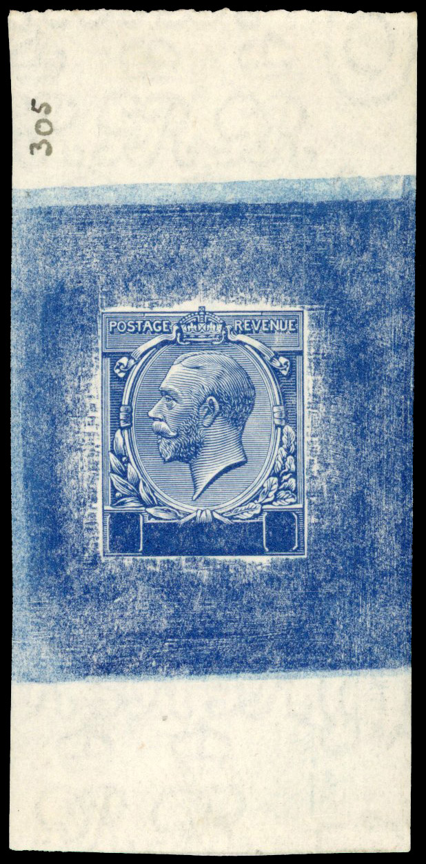 Great Britain 1912-24 KGV master die proof SG 357var