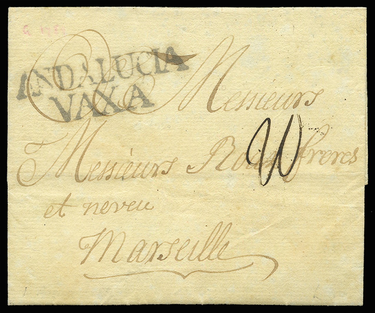 1789 (10 Aug) entire letter (in French) from...