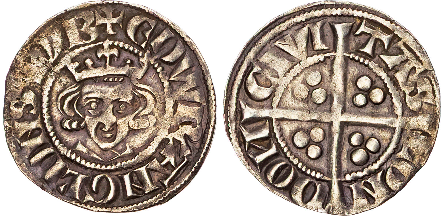 Edward I (1272-1307), AR Penny, Class 1d (1279), London mint. 