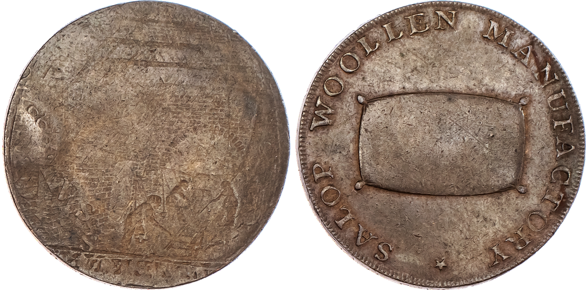 Shrewsbury, Isaac Wood uniface trial for...