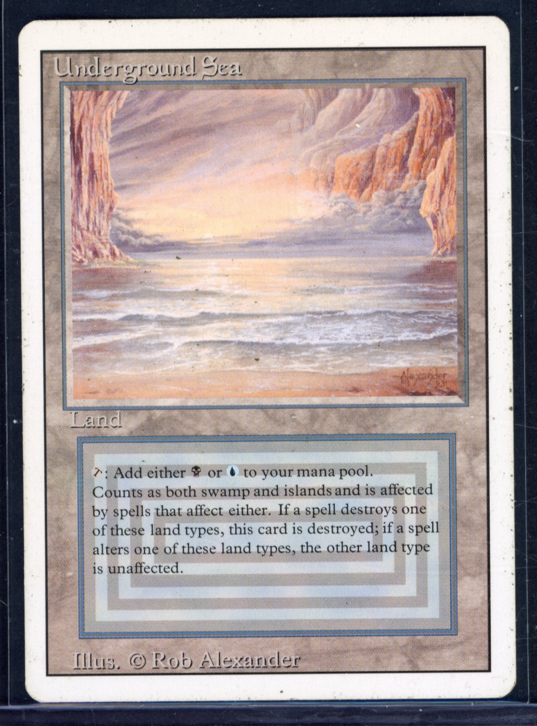 Magic The Gathering - Underground Sea - Revised - MOD Play