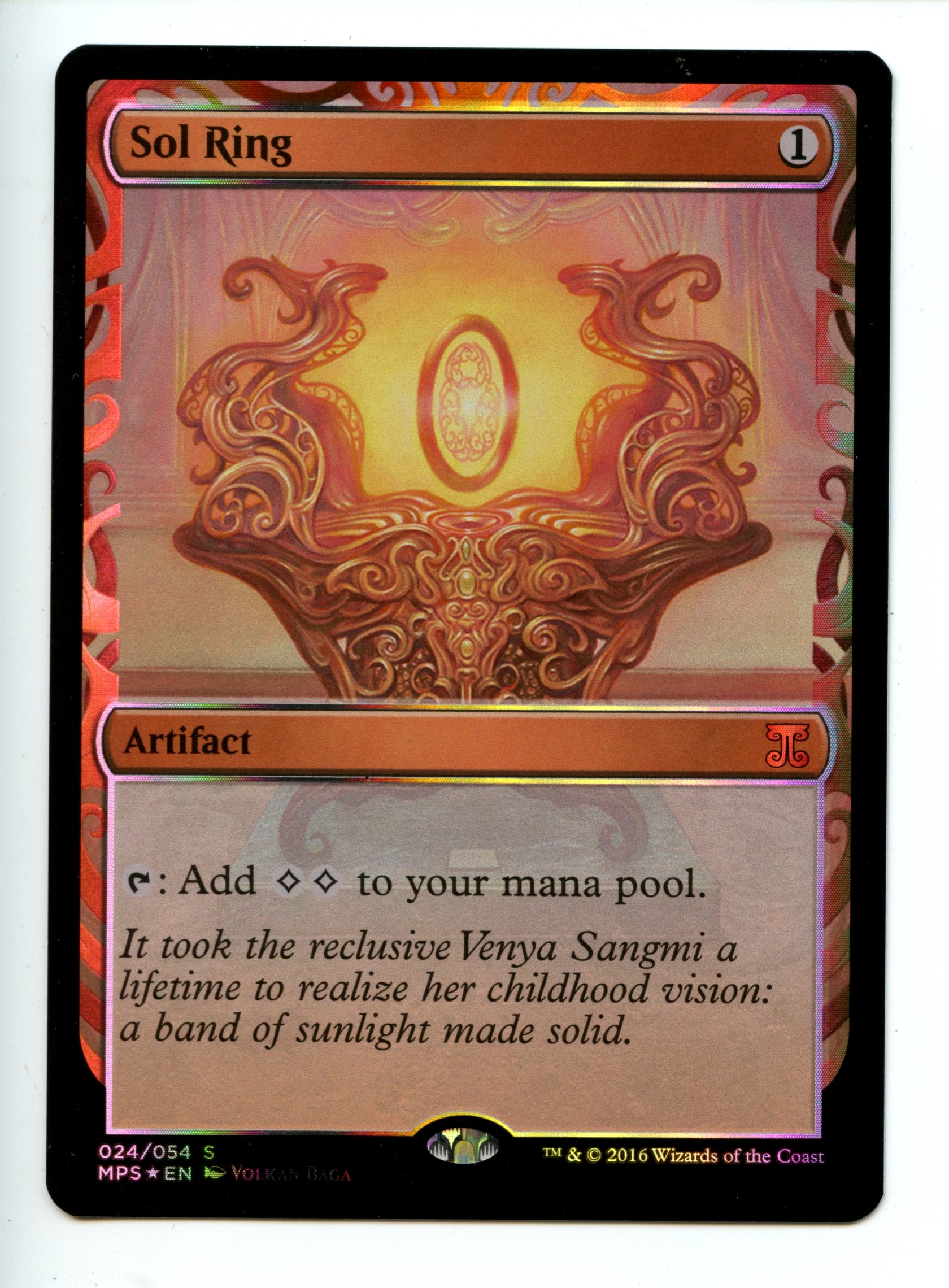 Magic the Gathering - Sol Ring - Kaladesh Inventions - Near Mint
