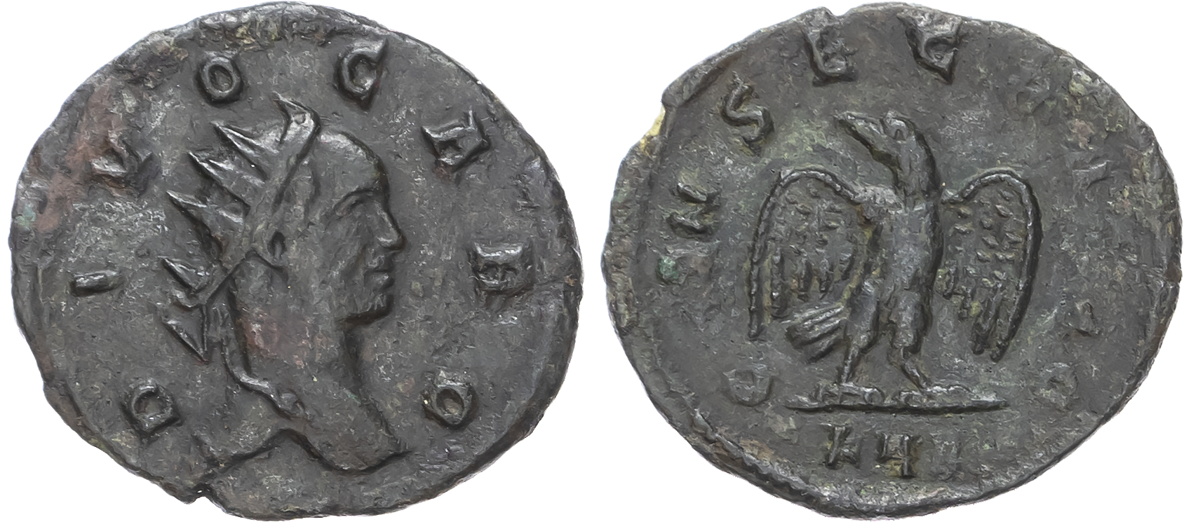 Divo Caro (AD 283), Billon Antoninianus, Rome, 2.87g.
