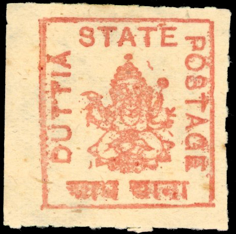 I.F.S. Duttia SG 39b ½a without handstamp unused