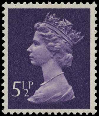 1971-96 5½p violet (centre band)...