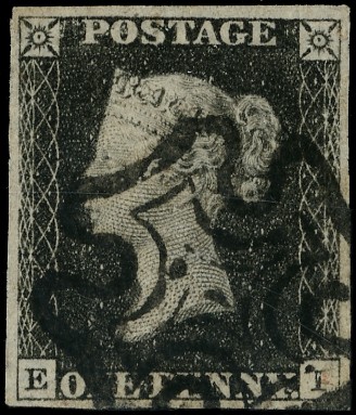 1840 1d black plate 4...