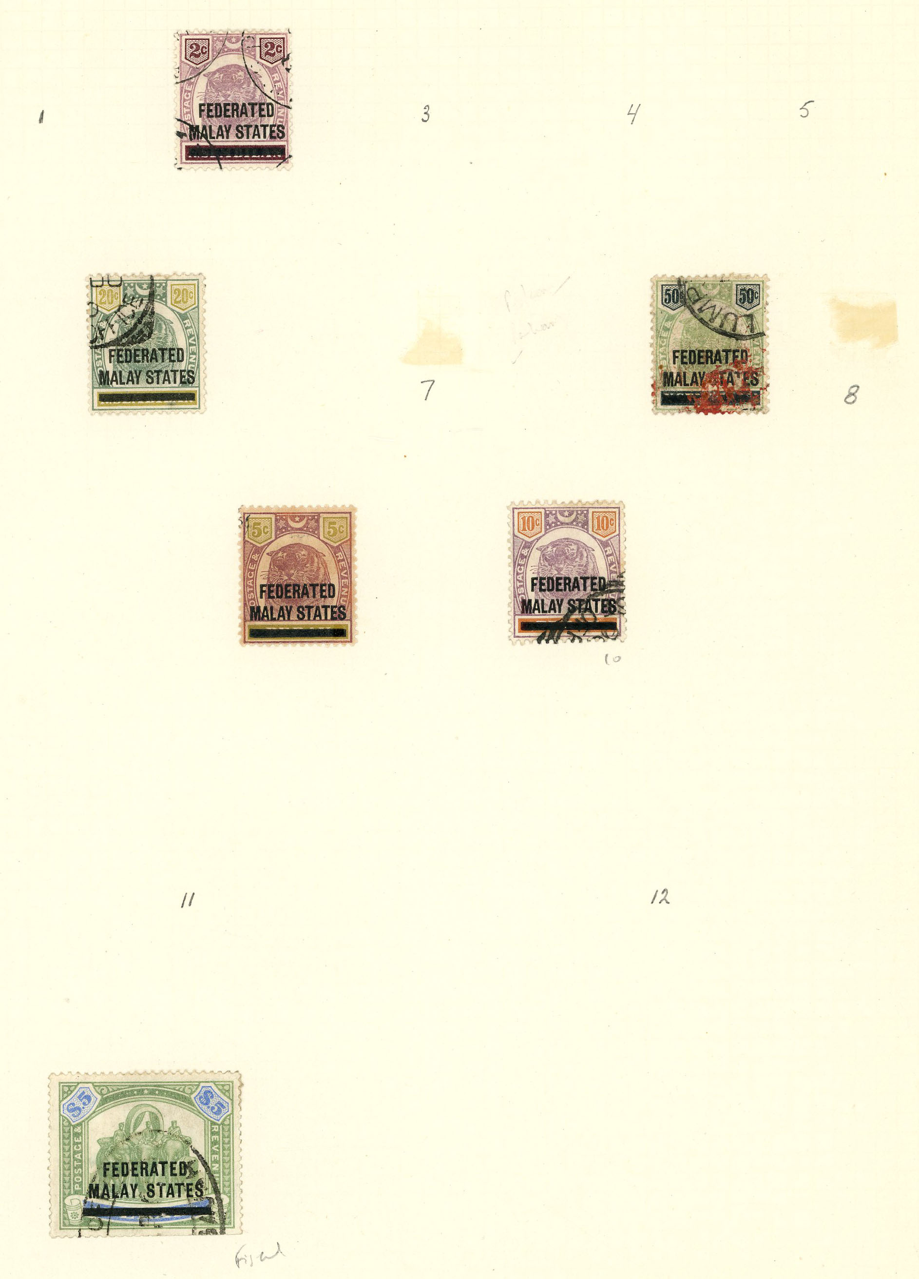 1900-34 mint and used collection (217) on leaves, condition very mixed with some toning, heavy mounts, fiscal cancels...
