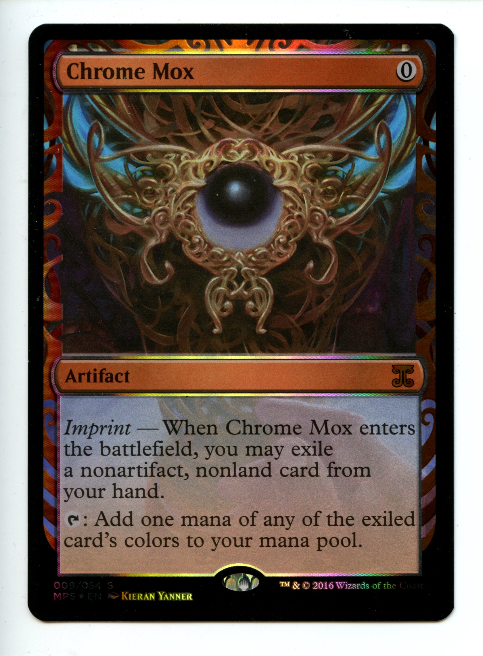 Magic the Gathering - Chrome Mox  - Kaladesh Inventions - Lightly Played 
