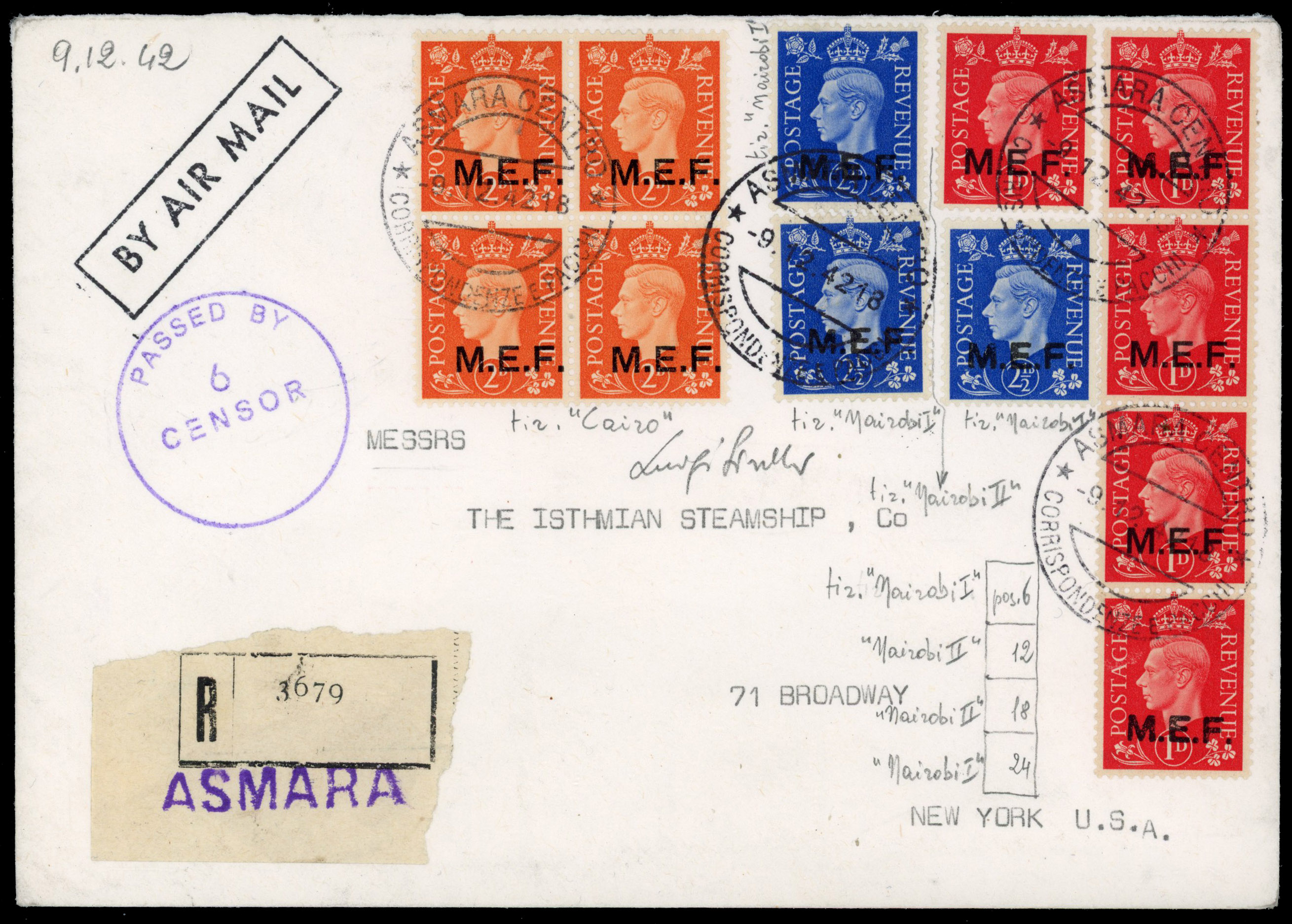 BOIC MEF faked cover with SG M2, M6b, M8a