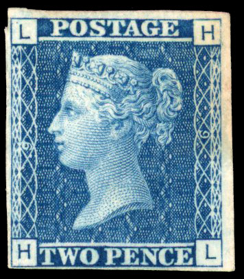 1867 2d Paris Exhibition proof Pl.9. (HL) in blue