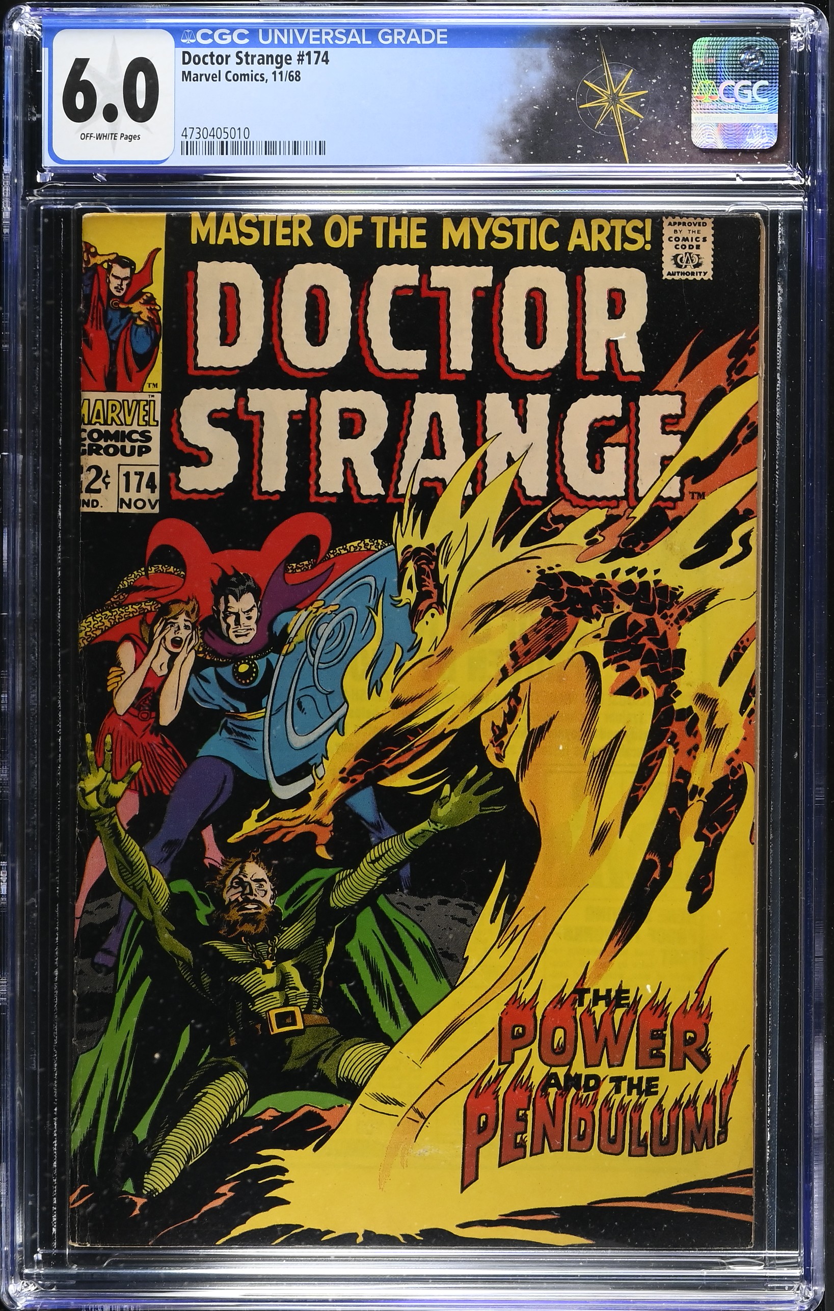 Doctor Strange #174 CGC 6.0 1st Appearance of Satannish (Marvel Comics, 1968) Off-White Pages