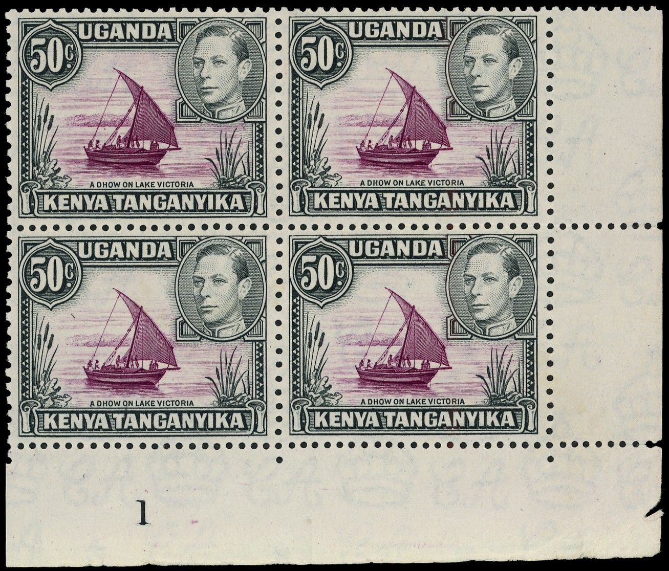 KUT SG 144 Plate block...