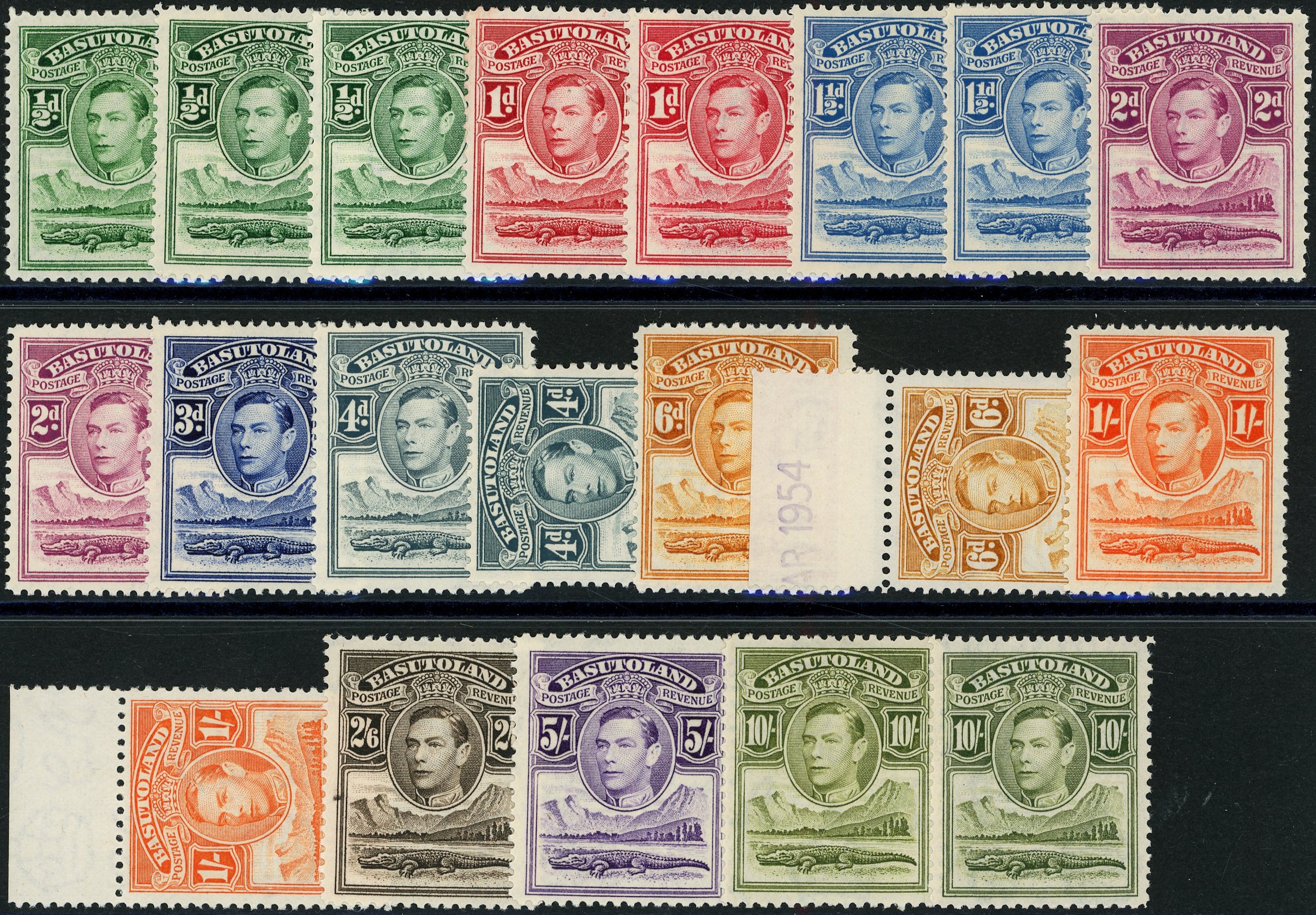 Basutoland SG 18-28...