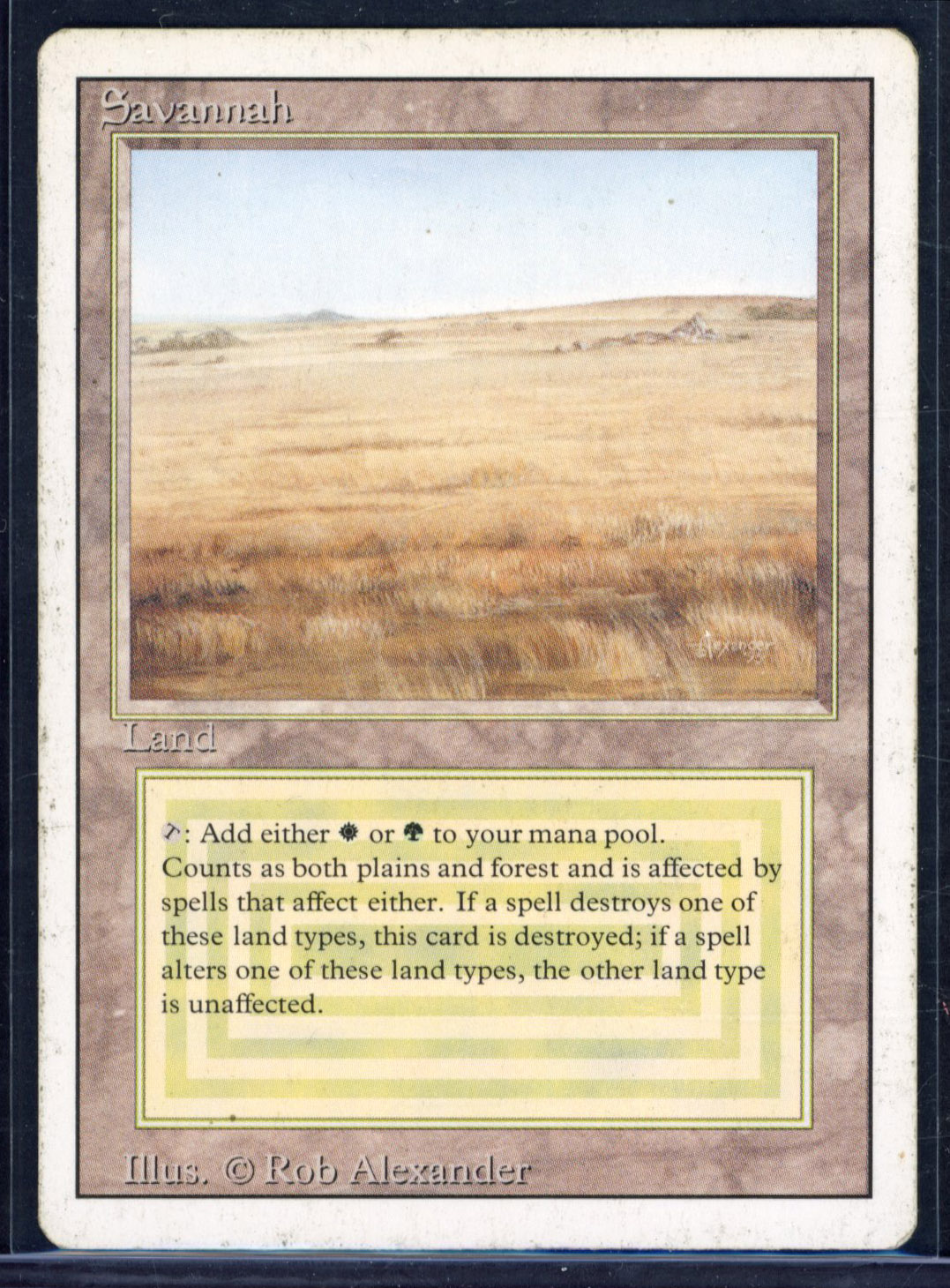 Magic The Gathering - Savannah - Revised - MOD Play 