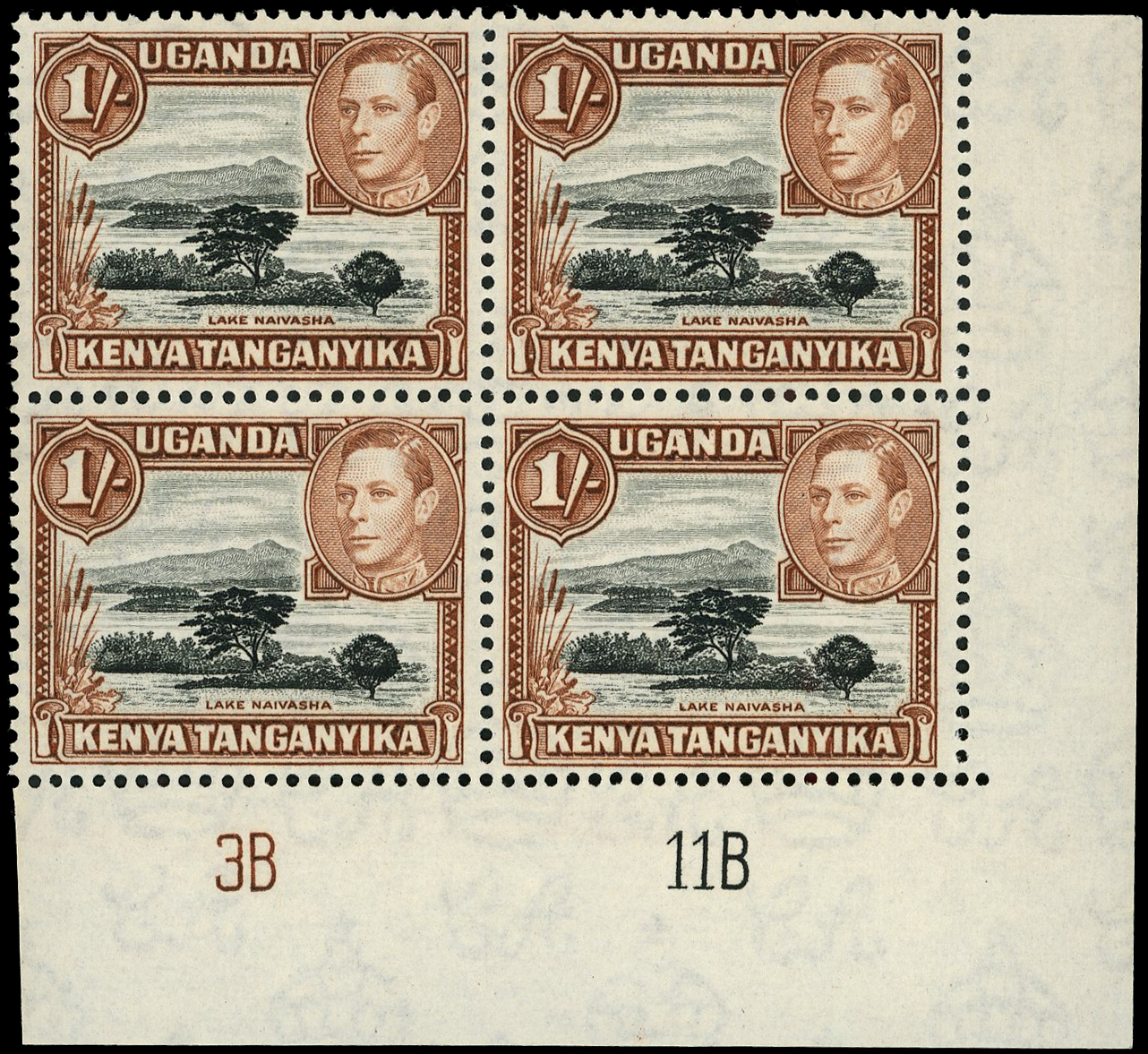 KUT SG 145ba Plate blocks mint