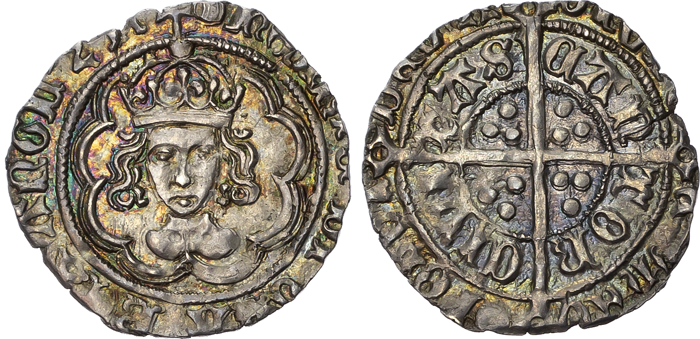 Henry VII (1485-1509), AR Halfgroat, Facing Bust issue, class IIIc. Canterbury mint, jointly with Archbishop John Morton…